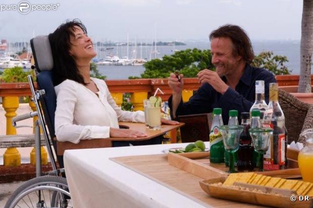 Sophie Marceau et Christophe Lambert dans L'Homme de Chevet d'Alain Monne