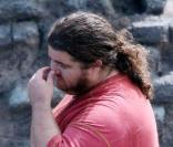 Jorge Garcia sur le tournage de Lost à Hawaï le 20 octobre 2009