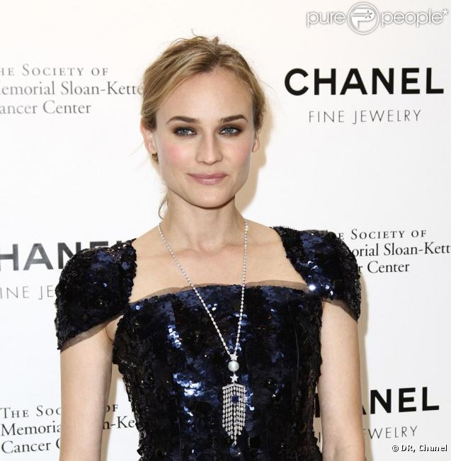 Diane Kruger à la soirée de charité Chanel à New York le 4 novembre dernier