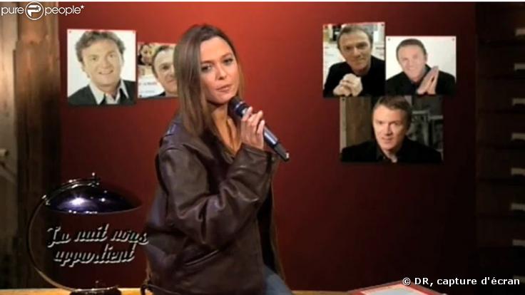 Sandrine Quétier déguisée en...Christophe Hondelatte : faites entrer l'accusé !