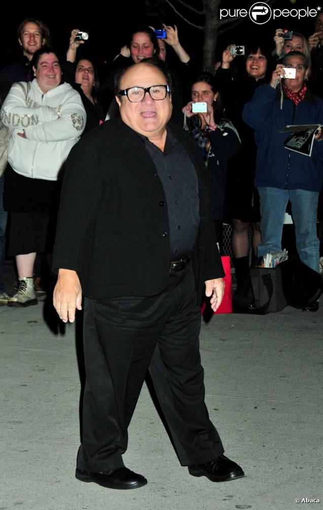 Danny DeVito à la soirée en l'honneur de Tim Burton à New York le 17/11/09