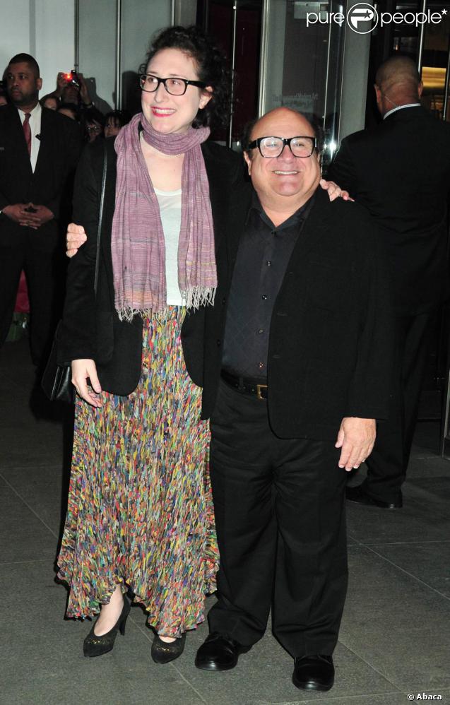 Danny DeVito et sa fille Gracie à la soirée en l'honneur de Tim Burton à New York le 17/11/09