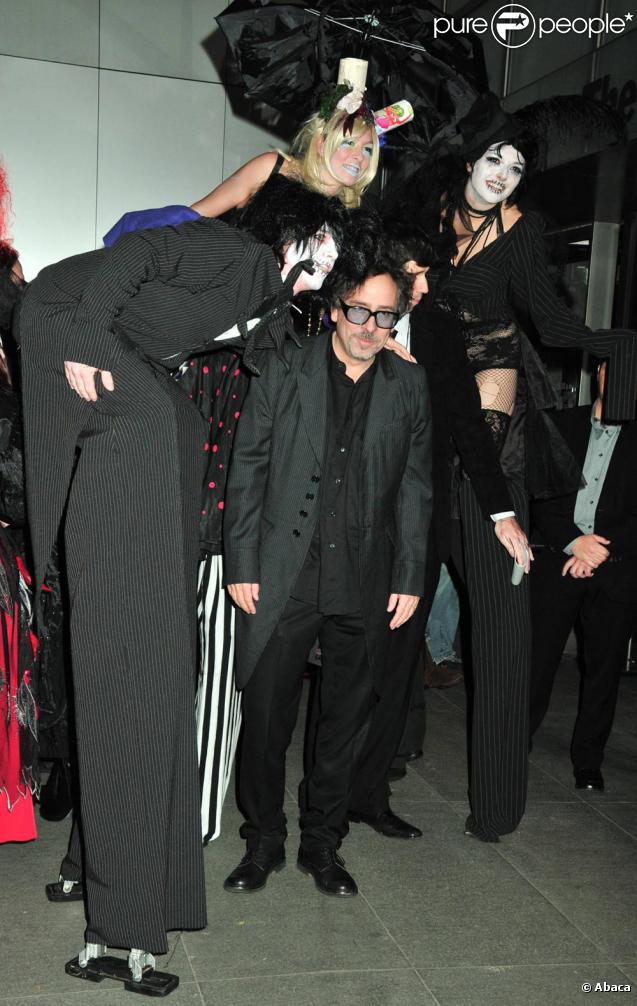 Tim Burton à la soirée en l'honneur de Tim Burton à New York le 17/11/09