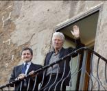 Richard Gere a été reçu par le maire de Rome Gianni Alemanno le 17 novembre 2009