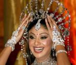 Shilpa Shetty pour la promotion d'un film de Bollywood à Londres en novembre 2007 