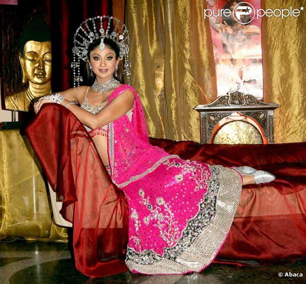 Shilpa Shetty pour la promotion d'un film de Bollywood à Londres en novembre 2007