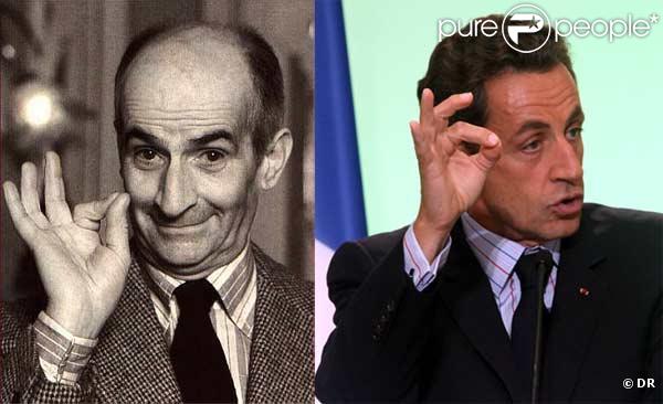 Louis de Funès / Nicolas Sarkozy