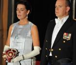 Caroline Grimaldi et son frère Albert  