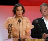 Marion Cotillard et Alain Delon