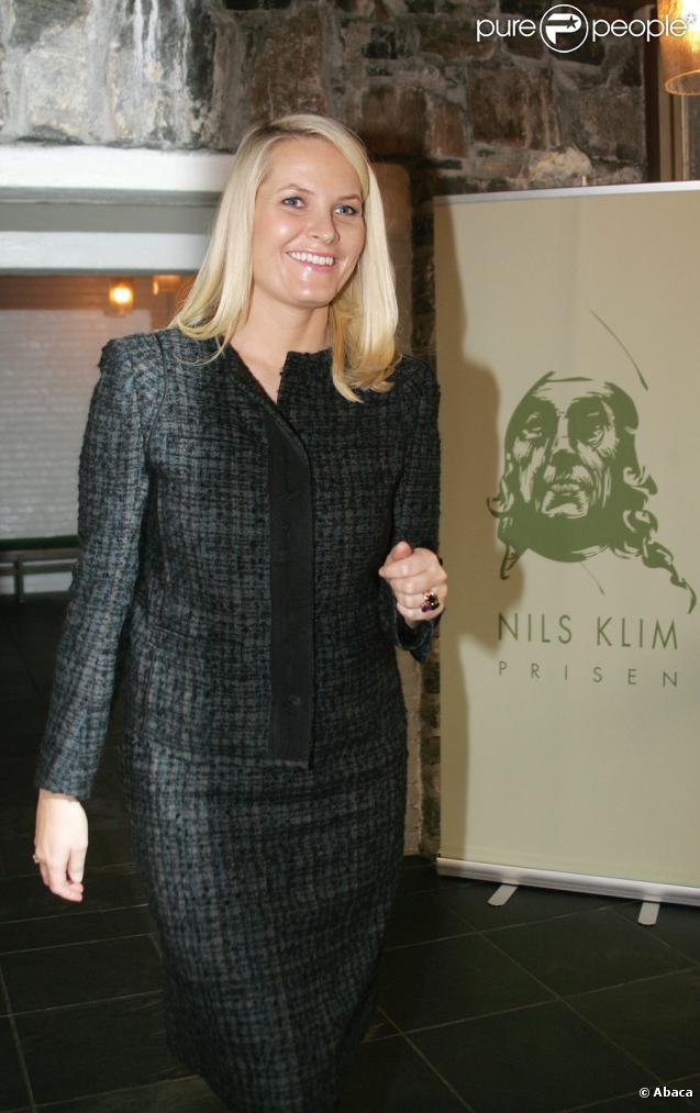 Mette-Marit de Norvège à Bergen le 25 novembre 2009