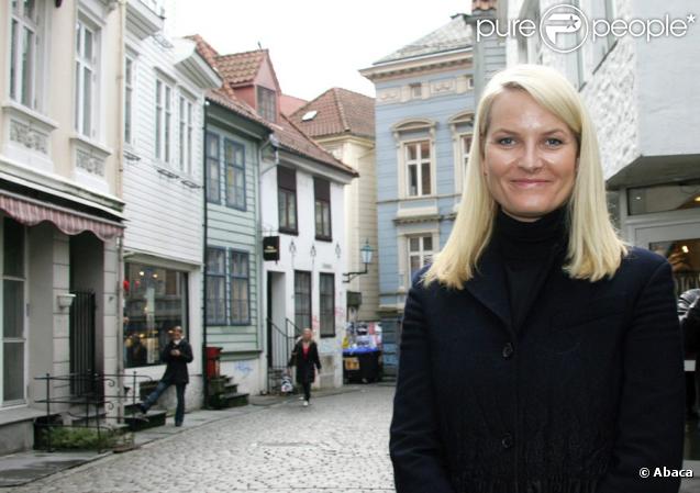 Mette-Marit de Norvège à Bergen le 25 novembre 2009