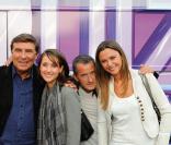 Jean-Pierre Foucault, Alexia Laroche-Joubert, Christophe Dechavanne et Sandrine Quétier