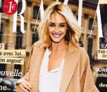 Hélène de Fougerolles en couverture de Grazia