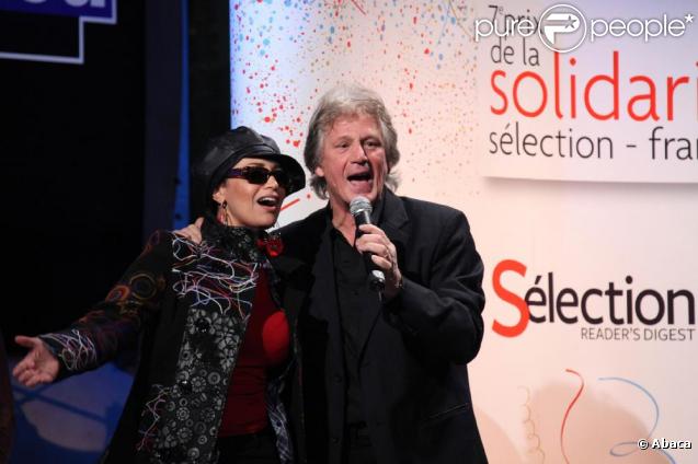 Lââm et Gérard Lenorman au Septième prix de la solidarité. 30/11/09