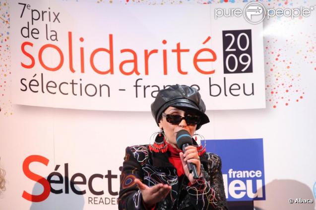 Lââm au Septième prix de la solidarité. 30/11/09