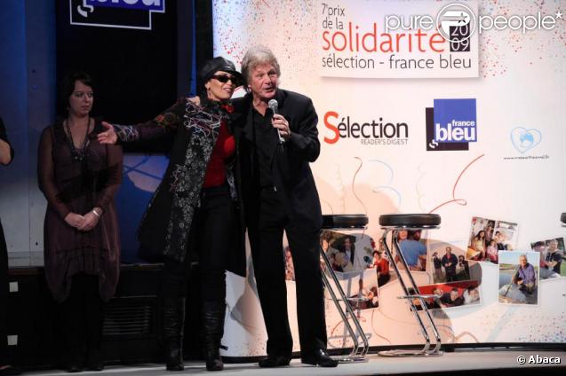 Lââm et Gérard Lenorman au Septième prix de la solidarité. 30/11/09