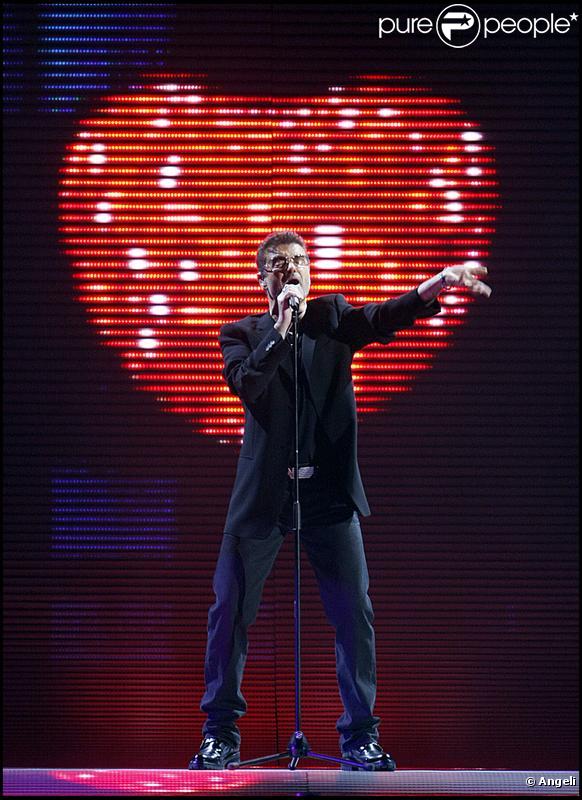 George Michael en concert  