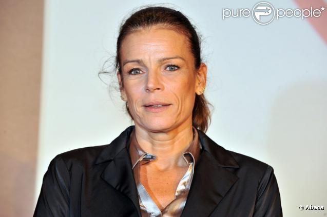 Stéphanie de Monaco lors de la soirée de ventes aux enchères à l'hôtel Méridien de Monte-Carlo le 1er décembre, au profit de l'association Fight Aids Monaco