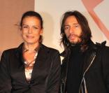 Stéphanie de Monaco et Bob Sinclar lors de la soirée de ventes aux enchères à l'hôtel Méridien de Monte-Carlo le 1er décembre, au profit de l'association Fight Aids Monaco