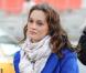 Leighton Meester sur le tournage de Gossip Girl , le 1er décembre 2009