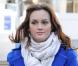 Leighton Meester sur le tournage de Gossip Girl , le 1er décembre 2009