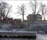 Propriété achetée par Tiger Woods en novembre 2009, dans l'archipel de Stockholm, pour son épouse Elin.