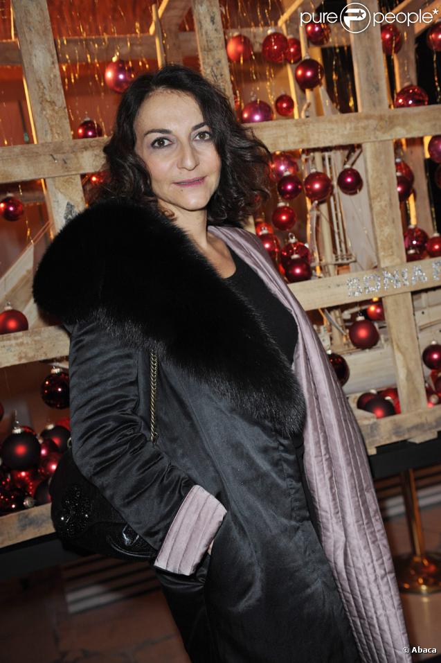 Nathalie Rykiel lors de la vente aux enchère des Sapins de créateurs qui se tient à la Cité de l'architecture le 8 décembre 2009 à Paris