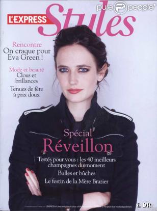 Eva Green en couverture de L'Express Styles