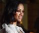 La belle Zoe Saldana, à l'occasion de l'avant-première mondiale d' Avatar , à l'Odeon de Leicester Square de Londres, le 10 décembre 2009.