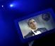 Projection d'une interview de Barack Obama par le couple Will Smith/Jada Pinkett au cours du concert du Nobel 2009, le 11 décembre à Oslo 