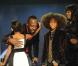 Willow et Jaden Smith, les enfants de Will Smith, avec Wyclef Jean et Donna Summer 