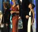 Will Smith et sa famille lors du concert pour le Nobel de la paix, le 11 décembre à Oslo