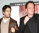 Eli Roth et Quentin Tarantino, très belle, à l'occasion de la soirée de lancement du DVD d' Inglourious Basterds , au New Beverly Cinema de Los Angeles, le 14 décembre 2009.