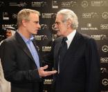 Christophe Lambert et Omar Sharif lors du 6e Festival international du Film de Dubaï, le 14 décembre 2009.