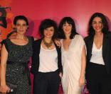 Hiam Abbass, Dima El-Horr, Raia Haidar et Manal Khader lors du 6e Festival international du Film de Dubaï, le 14 décembre 2009.
