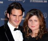 Roger Federer et son épouse Mirka
