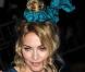 Madonna en total look Louis Vuitton... y compris les oreilles de lapin, à New York le 4 mai 2009.