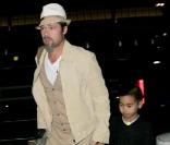 Brad Pitt et son fils Maddox en septembre 2009