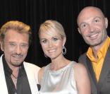 Frank Leboeuf en compagnie de Johnny et Laeticia Hallyday