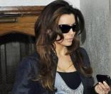 Eva Longoria à la sortie d'un centre médical à Los Angeles le 7 janvier 2010
