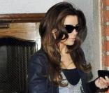Eva Longoria à la sortie d'un centre médical à Los Angeles le 7 janvier 2010