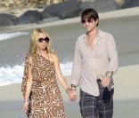 Rachel Zoe et son mari Rodger Berman à Saint-Barthélémy le 29 décembre 2009