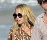 Rachel Zoe et son mari Rodger Berman à Saint-Barthélémy le 29 décembre 2009