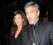 George Clooney et Elisabetta Canalis à Manhattan, le 11 janvier 2010
