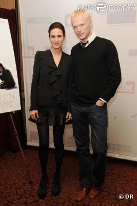 La belle Jennifer Connelly et le séduisant Paul Bettany, à l'occasion du photocall new-yorkais pour la promotion de  Creation , au Regency Hotel de New York, le 12 janvier 2010.