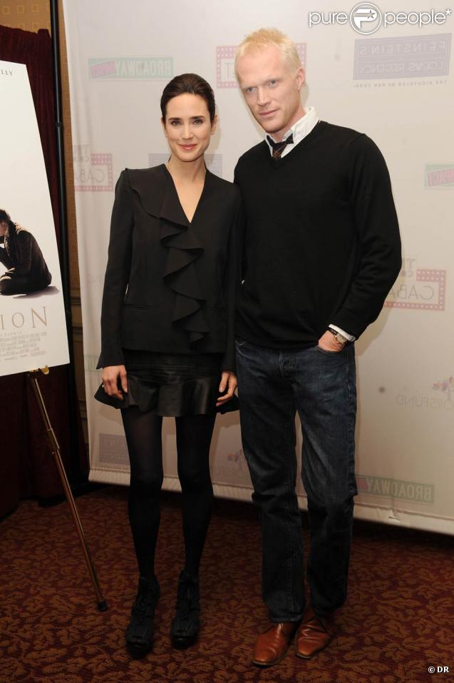 La belle Jennifer Connelly et le séduisant Paul Bettany, à l'occasion du photocall new-yorkais pour la promotion de  Creation , au Regency Hotel de New York, le 12 janvier 2010.