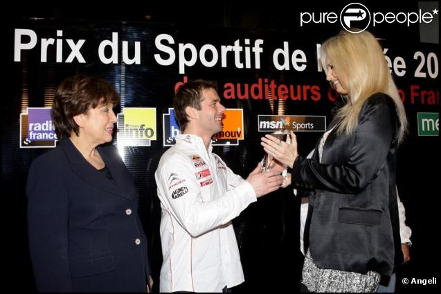 Roselyne Bachelot et Adriana à la remise de prix de Sébastien Loeb. 12/01/2010