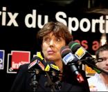 Roselyne Bachelot à la remise de prix de Sébastien Loeb. 12/01/2010