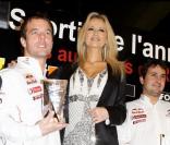 Sébastien Loeb, Adriana et Daniel Elena à la remise de prix de Sébastien Loeb. 12/01/2010