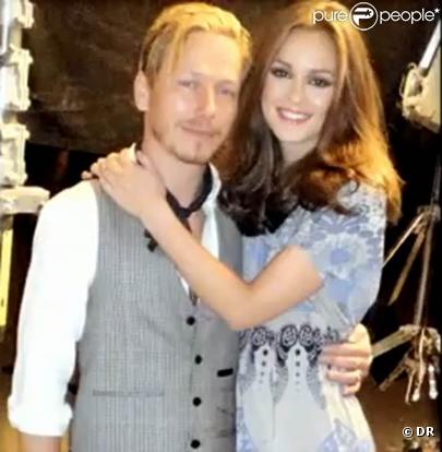 Eric Daman et l'une de ses grandes fans, Leighton Meester